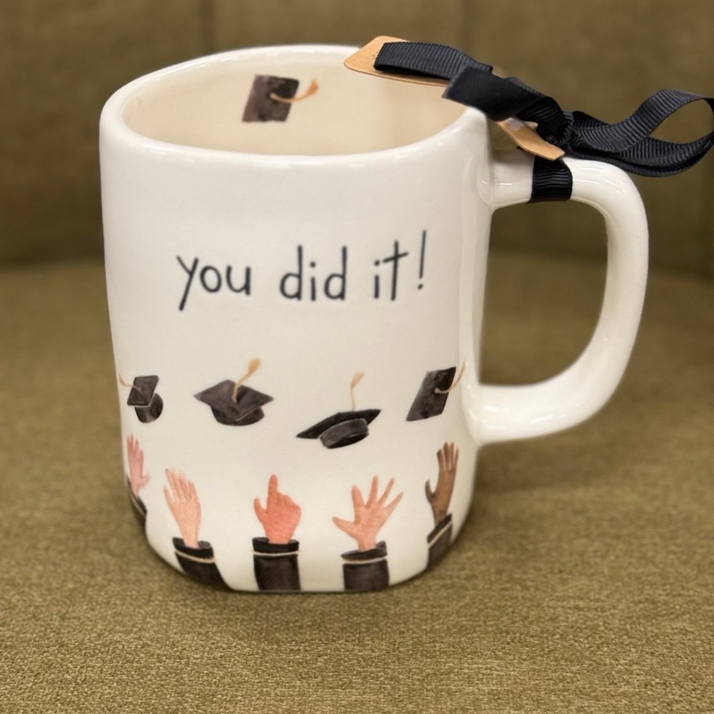Rae Dunn You Did it! Graduation Mug New 2026